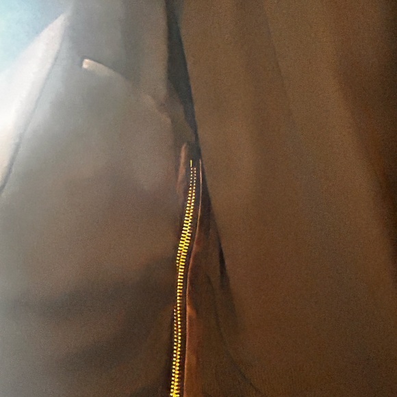 GIUSEPPE ZANOTTI HOODED NAPPA LEATHER BOMBER JACKET with Crystal Chains - Picture 11 of 16